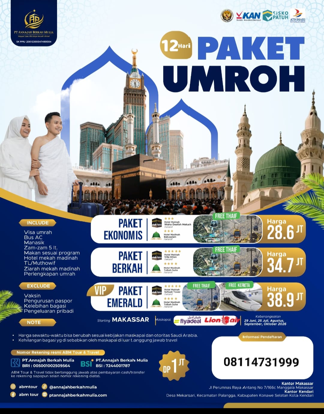 ABM Tour Makassar Paket 1