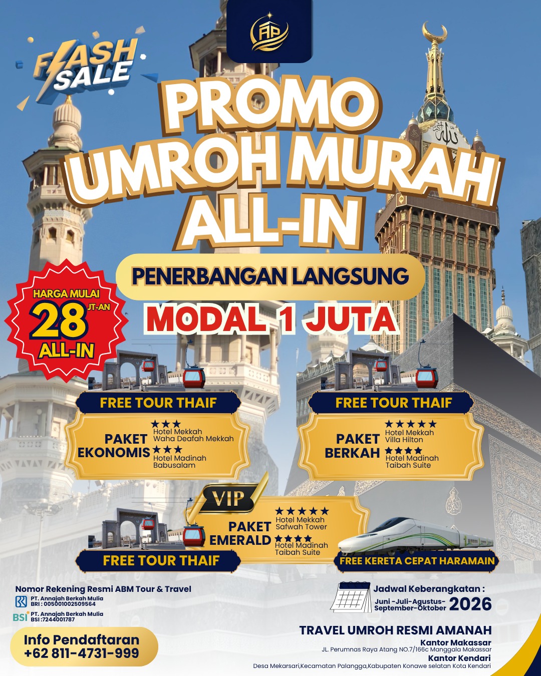 ABM Tour Makassar Paket 2